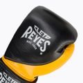 Rękawice bokserskie Cleto Reyes High Precision Training Leather black/yellow 5