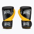 Rękawice bokserskie Cleto Reyes High Precision Training Leather black yellow 2