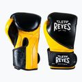 Rękawice bokserskie Cleto Reyes High Precision Training Leather black/yellow