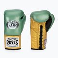 Rękawice bokserskie Cleto Reyes Boxing Gloves creen metalik/gold