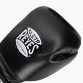 Rękawice bokserskie Cleto Reyes Velcro Sparring black/silver 5