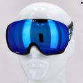 Gogle snowboardowe damskie ROXY Popscreen Cluxe true black akio/sonar ml revo blue 12