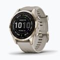 Zegarek Garmin Fenix 7S Sapphire Solar Hrm Elevate Ox złoty 010-02539-21