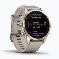 Zegarek Garmin Fenix 7S Sapphire Solar Hrm Elevate Ox złoty 010-02539-21 3