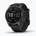 Zegarek Garmin Fenix 7S Sapphire Solar Hrm Elevate Ox czarny 010-02539-25