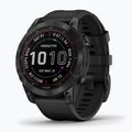 Zegarek Garmin Fenix 7 Sapphire Solar Hrm Elevate Ox czarny 010-02540-35