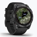 Zegarek Garmin Fenix 7X Pro Solar slate gray/black 2