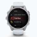 Zegarek Garmin Fenix 8 43 mm Amoled silver/white stone