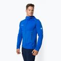 Bluza trekkingowa męska Mammut Aconcagua Light ML Hooded ice marine