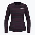 Longsleeve termoaktywny damski ODLO Warm Originals Stripes Bl Top Crew Neck dark saphire 4