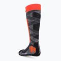 Skarpety narciarskie X-Socks Ski Rider 4.0 stone grey melange/x-orange 2