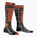 Skarpety narciarskie X-Socks Ski Rider 4.0 stone grey melange/x-orange 5