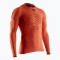 Longsleeve termoaktywny męski X-Bionic The Trick 4.0 Run trick orange/black 4