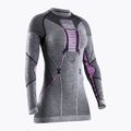 Longsleeve termoaktywny damski X-Bionic Apani 4.0 Merino black/grey/pink 4