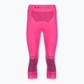 Spodnie termoaktywne damskie X-Bionic 3/4 Energizer 4.0 neon flamingo/anthracite