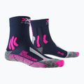 Skarpety damskie X-Socks Trek Outdoor midnight blue/pink/lt grey melange 4