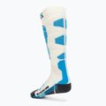 Skarpety narciarskie damskie X-Socks Ski Silk Merino 4.0 white/black/turquoise 2