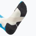 Skarpety narciarskie damskie X-Socks Ski Silk Merino 4.0 white/black/turquoise 3