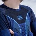 Bluza termoaktywna męska X-Bionic Merino dark ocean/sky blue 6