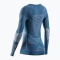 Longsleeve termoaktywny damski X-Bionic Energy Accumulator 4.0 mineral blue/arctic white 2