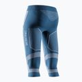 Spodnie termoaktywne damskie X-Bionic Energy Accumulator Light Pants 3/4 mineral blue/arctic white 2