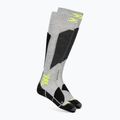 Skarpety narciarskie X-Socks Ski Discover Otc rhino grey/canary