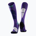 Skarpety narciarskie damskie X-Socks Ski Perform Otc deep purple/light sand 4