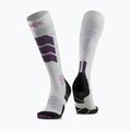 Skarpety narciarskie X-Socks Ski Expert Silk Merino Otc white/lavender