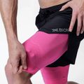 Spodenki do biegania męskie X-Bionic Efektor 2in1 x black/neo pink 3