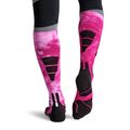 Skarpety narciarskie X-Socks Ski Expert Wild Otc x black/fluo pink 3