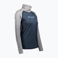 Bluza termoaktywna damska SCOTT Defend Merino High Neck light grey melange/dark blue 3
