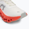 Buty do biegania damskie On Cloudmonster white/flame 7