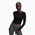 Top do biegania damski On Running Movement Long-T Crop black 4