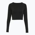 Top do biegania damski On Running Movement Long-T Crop black 7
