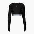 Longsleeve treningowy damski On Train Crop black 8