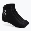 Skarpety On Running Logo Sock Mid 3 pary black