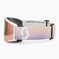 Gogle narciarskie SCOTT Shield white/soft pink/enhancer rose chrome 4