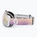 Gogle narciarskie SCOTT Faze II LS white/soft pink/light sensitive bronze chrome 4