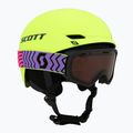 Kask narciarski dziecięcy SCOTT Keeper 2 + gogle Witty neon yellow