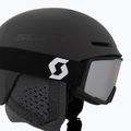 Kask narciarski SCOTT Track + Gogle Factor Pro Combo mineral black/amp silver chrome 7