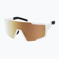 Okulary przeciwsłoneczne SCOTT Shield LS white matt/amp ls gold chrome