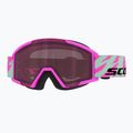 Gogle narciarskie dziecięce SCOTT Shield neon pink/mint green/rose