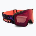Gogle narciarskie SCOTT Shield black/amp red chrome