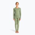 Komplet bielizny termoaktywnej dziecięcej ODLO Active Warm Eco odlo steel grey melange/matte green