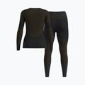 Komplet bielizny termoaktywnej damskiej ODLO Fundamentals Performance Warm black 2