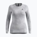 Bluza termoaktywna damska ODLO Active Warm X Pow Bl Top Crew Neck odlo silver grey