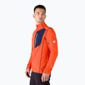 Bluza trekkingowa męska Mammut Aconcagua Light ML Hooded hot red marine