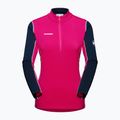 Bluza trekkingowa damska Mammut Aenergy ML Half Zip Pull pink/marine 4