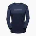 Longsleeve trekkingowy damski Mammut Selun FL Longsleeve Logo marine 4