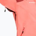Kurtka przeciwdeszczowa damska Mammut Convey Tour HS Hooded salmon/terracotta 6